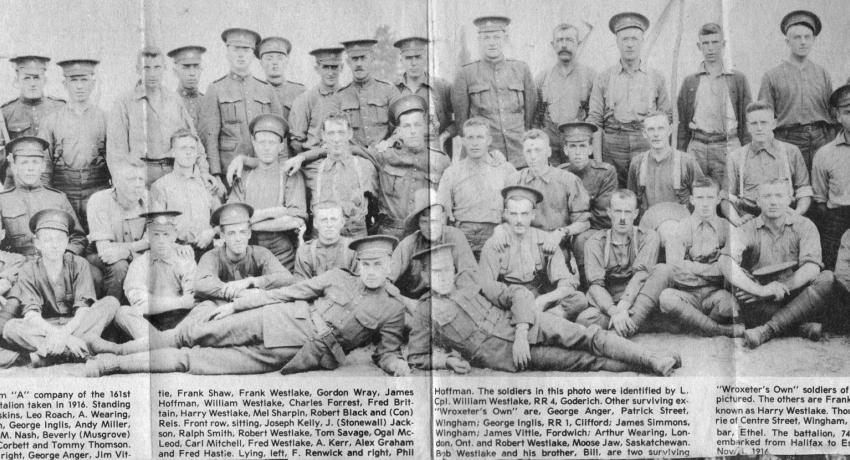 161st Battalion - A Company - Wroxeter